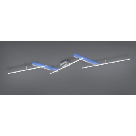 Trio Lampa wisząca LED nowoczesna ARVIN 628410507 srebrny i odcienie srebra