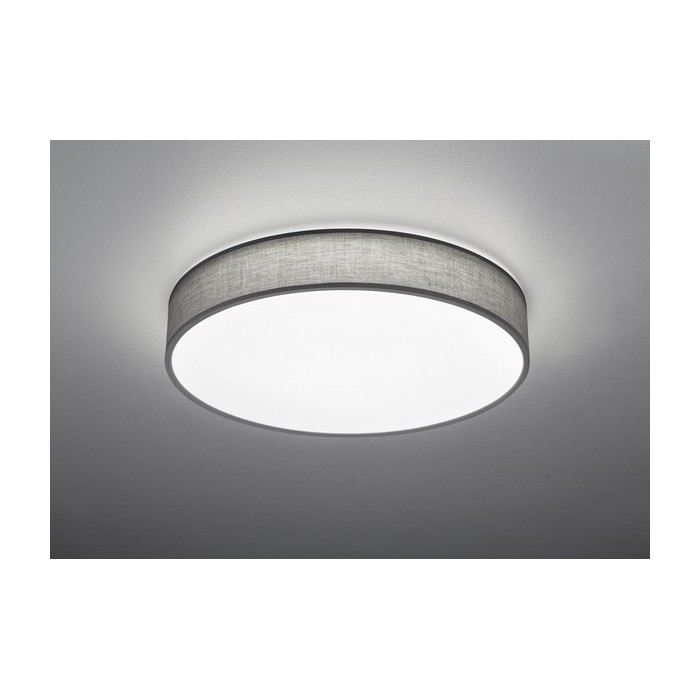 Trio Lampa natynkowa LED LUGANO 621914011 szary i odcienie szarości