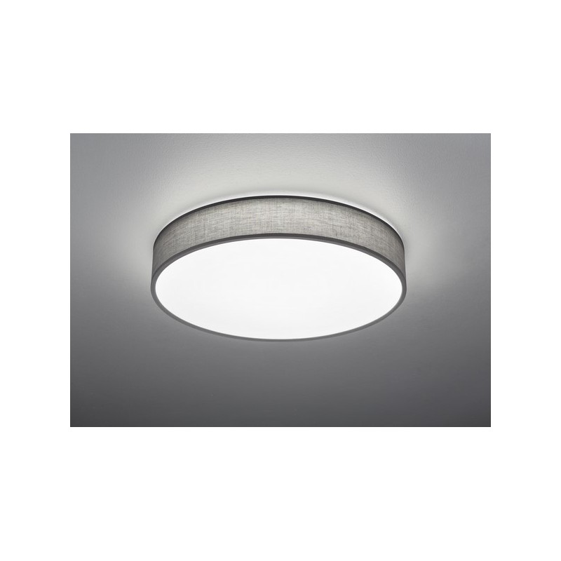 Trio Lampa natynkowa LED LUGANO 621914011 szary i odcienie szarości