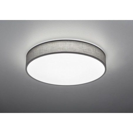 Trio Lampa natynkowa LED LUGANO 621914011 szary i odcienie szarości