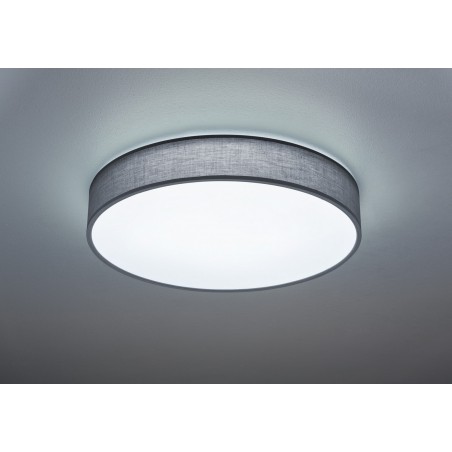 Trio Lampa natynkowa LED LUGANO 621914011 szary i odcienie szarości