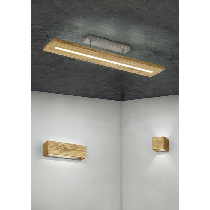 Trio Lampa natynkowa LED BRAD 623710130 drewno...