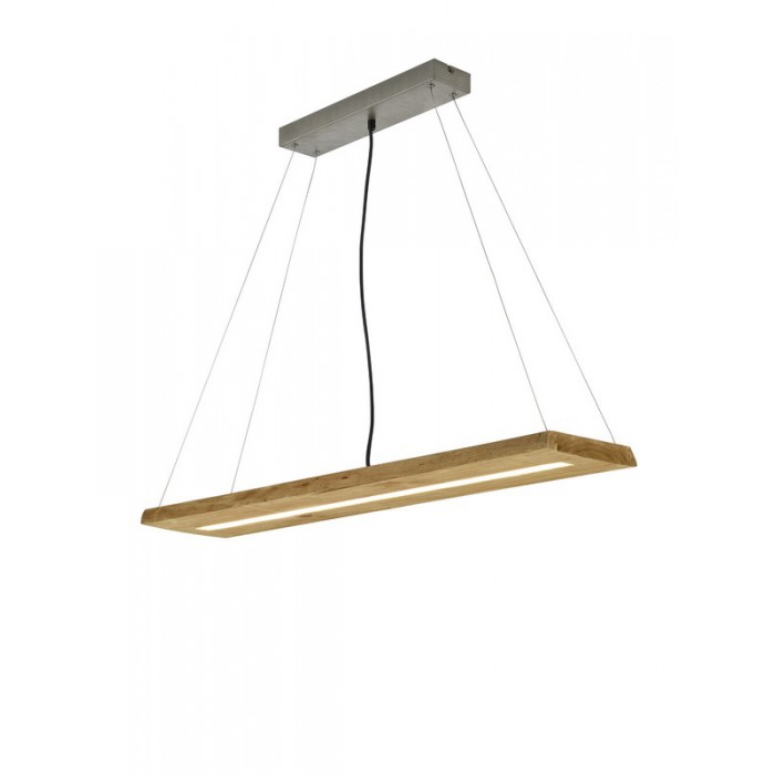 Trio Lampa wisząca LED nowoczesna BRAD 323710130 drewno jasne i ciemne