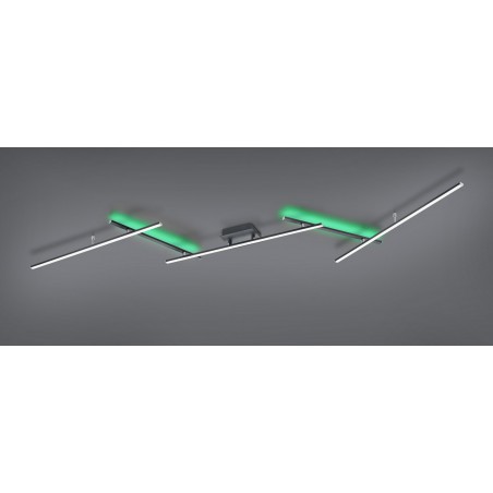 Trio Lampa wisząca LED nowoczesna ARVIN 628410532 czarny