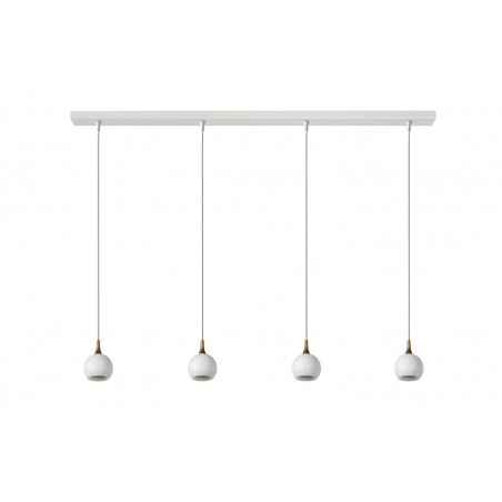 Lucide Lampa wisząca nowoczesna FAVORI 09434/04/31 biały, złoty i odcienie złota