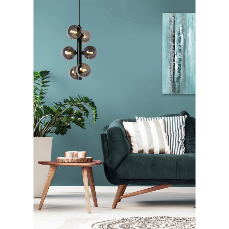 Lucide Lampa wisząca nowoczesna TYCHO 45474/06/30 czarny