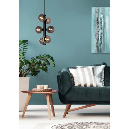 Lucide Lampa wisząca nowoczesna TYCHO 45474/06/30 czarny