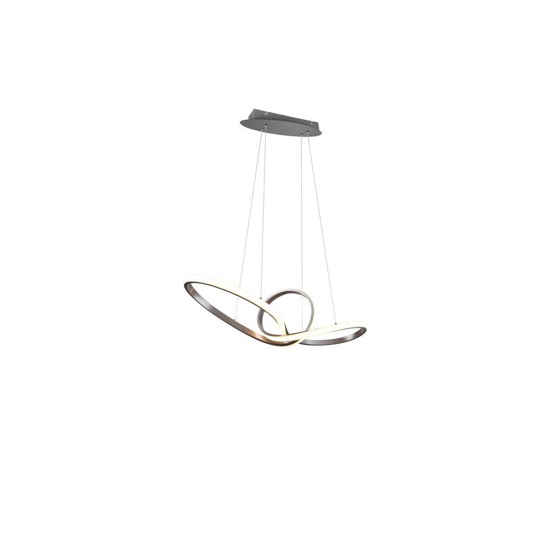 RL Lampa wisząca LED nowoczesna SANSA R32751107 srebrny i odcienie srebra