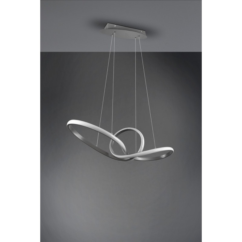 RL Lampa wisząca LED nowoczesna SANSA R32751107 srebrny i odcienie srebra