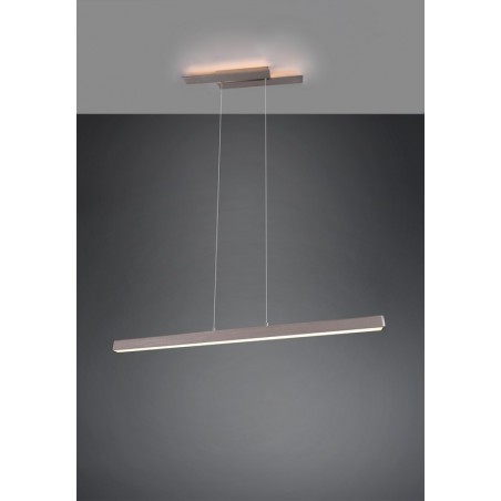 Trio Lampa wisząca LED nowoczesna BELFAST 375510407 srebrny i odcienie srebra