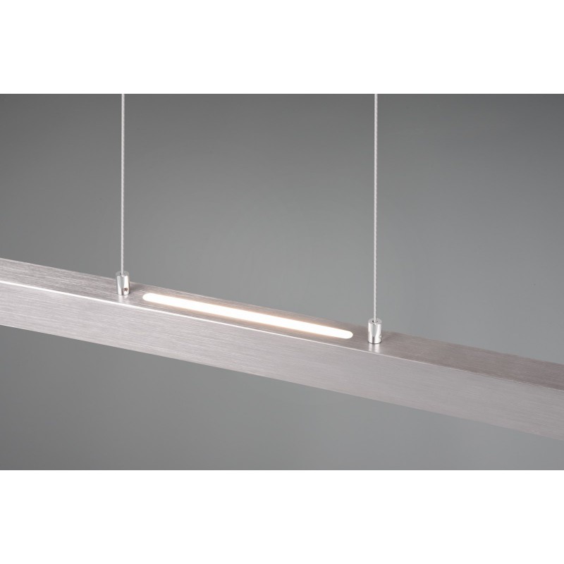 Trio Lampa wisząca LED nowoczesna BELFAST 375510407 srebrny i odcienie srebra