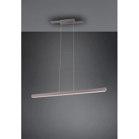 Trio Lampa wisząca LED nowoczesna BELFAST 375510407 srebrny i odcienie srebra