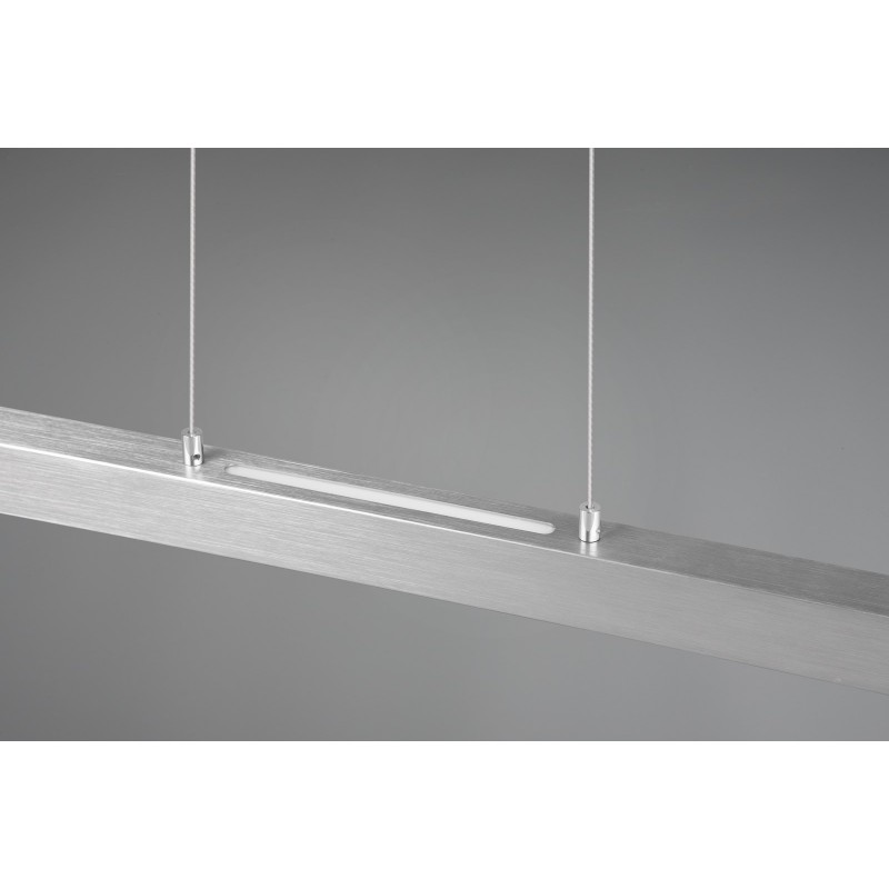 Trio Lampa wisząca LED nowoczesna BELFAST 375510407 srebrny i odcienie srebra