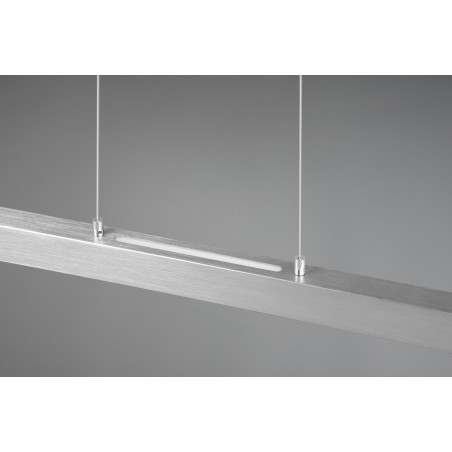 Trio Lampa wisząca LED nowoczesna BELFAST 375510407 srebrny i odcienie srebra