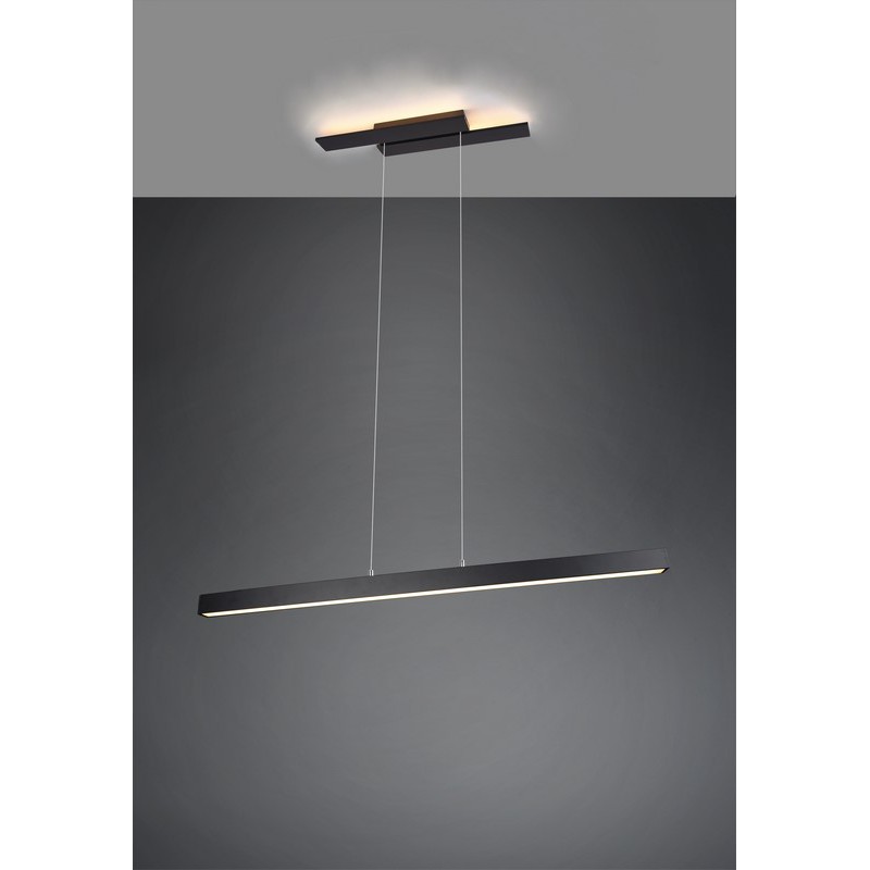 Trio Lampa wisząca LED nowoczesna BELFAST 375510432 czarny