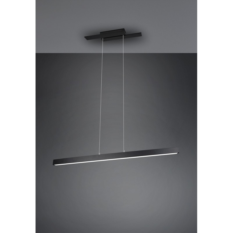 Trio Lampa wisząca LED nowoczesna BELFAST 375510432 czarny