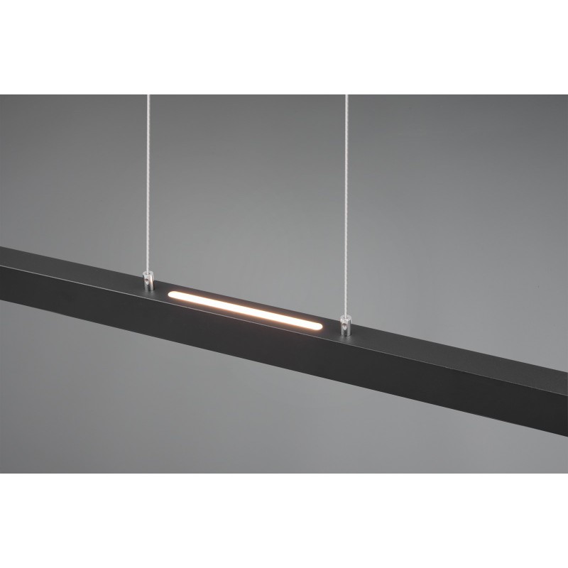 Trio Lampa wisząca LED nowoczesna BELFAST 375510432 czarny