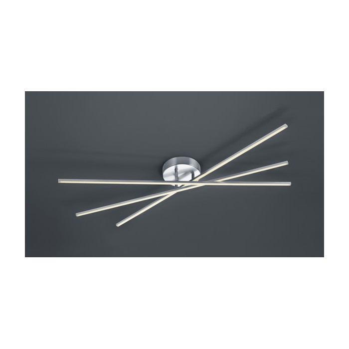 Trio Lampa natynkowa LED TIRIAC 671610307 srebrny i odcienie srebra