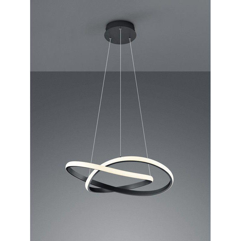 RL Lampa wisząca LED nowoczesna COURSE R32051132 czarny