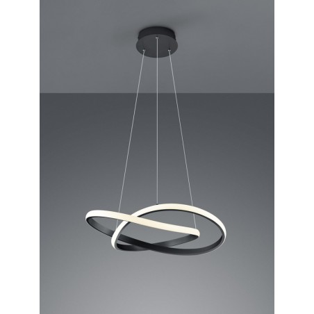 RL Lampa wisząca LED nowoczesna COURSE R32051132 czarny