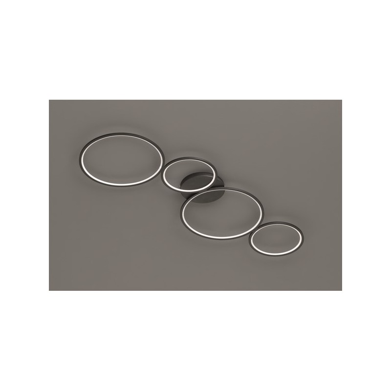 Trio Lampa natynkowa LED RONDO 622610432 czarny