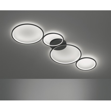 Trio Lampa natynkowa LED RONDO 622610432 czarny