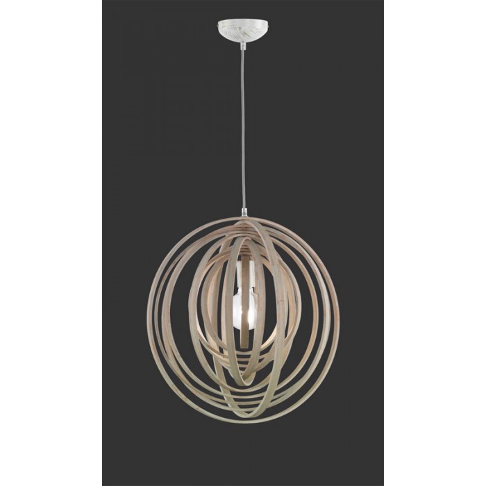 Trio Lampa wisząca nowoczesna BOOLAN 305900130 drewno jasne i ciemne