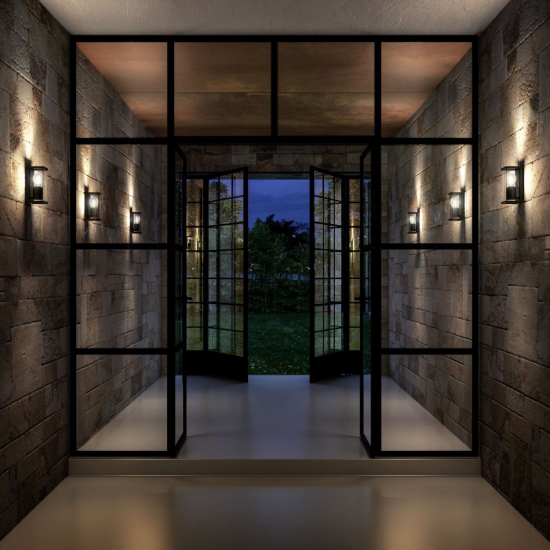 Lucide Lampa zewnętrzna ścienna CLAIRE-LED 27883/11/30 antracyt