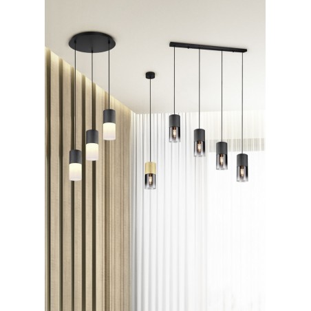 Trio Lampa wisząca nowoczesna ROBIN 310630332 czarny