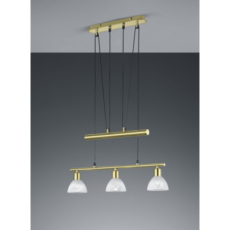 Trio Lampa wisząca nowoczesna LEVISTO 371010308 złoty i odcienie złota