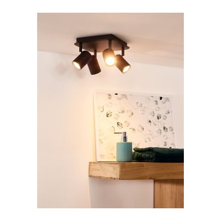 Lucide Lampa łazienkowa sufitowa LENNERT 26958/20/30 czarny