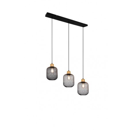 RL Lampa wisząca nowoczesna CALIMERO R30563032 czarny