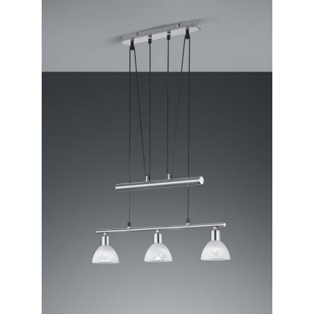 Trio Lampa wisząca nowoczesna LEVISTO 371010307 srebrny i odcienie srebra