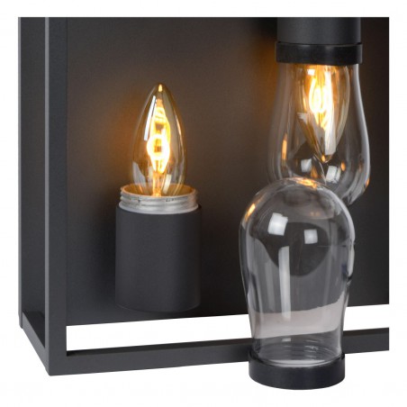 Lucide Lampa łazienkowa sufitowa CARLYN 27100/02/30 czarny