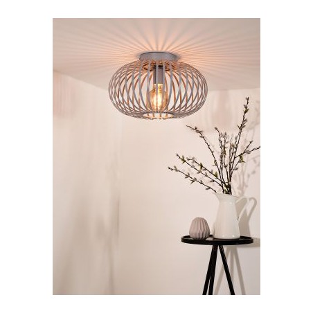 Lucide Lampa natynkowa MANUELA 78174/40/36 szary i odcienie szarości