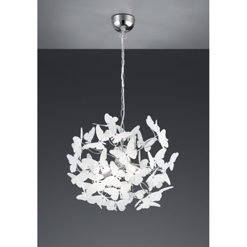 RL Lampa wisząca nowoczesna BUTTERFLY R30214017 srebrny i odcienie srebra, inny