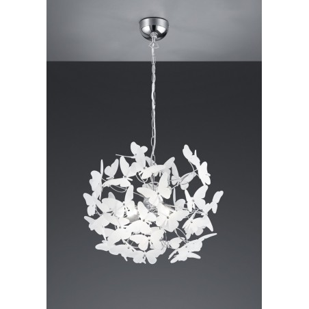 RL Lampa wisząca nowoczesna BUTTERFLY R30214017 srebrny i odcienie srebra, inny