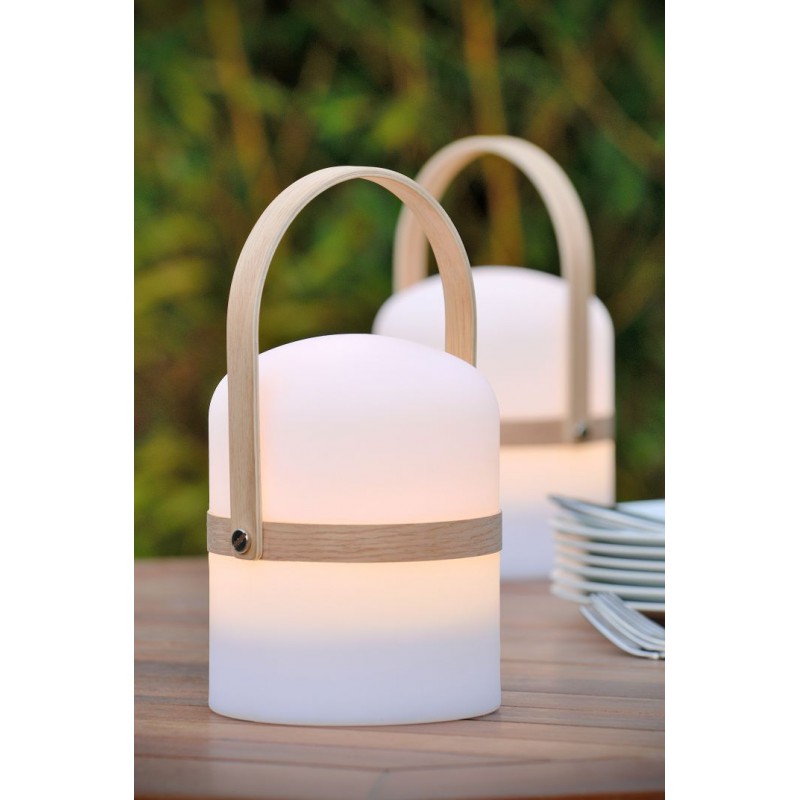 Lucide Lampa zewnętrzna przenośna JOE 06800/03/31 biały