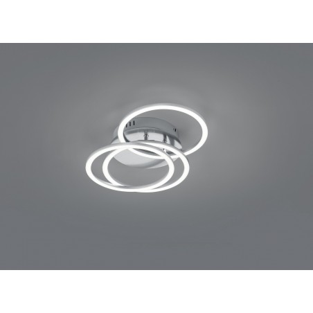 RL Lampa natynkowa LED CIRCLE R62823107 srebrny i odcienie srebra