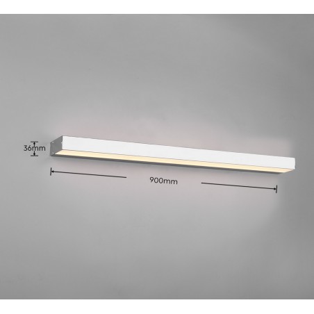 Trio Lampa łazienkowa ścienna ROCCO 283919006 srebrny i odcienie srebra