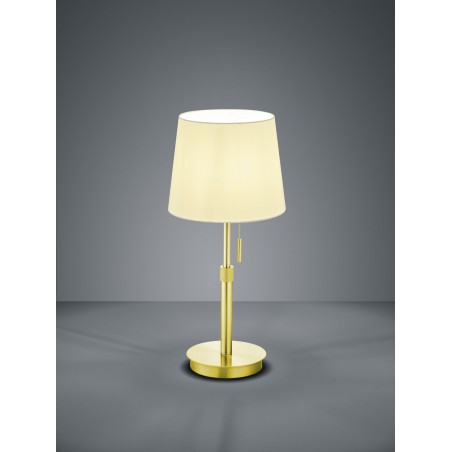 Trio Lampa stołowa LYON 509100108 złoty i odcienie złota, biały