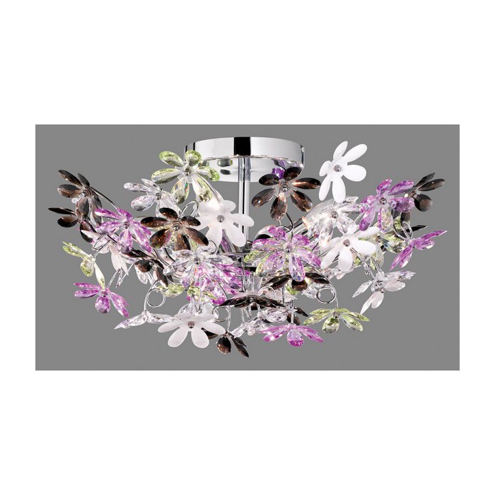 RL Lampa natynkowa FLOWER R60014017 srebrny i odcienie srebra, inny