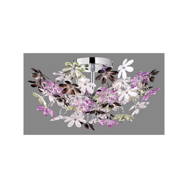 RL Lampa natynkowa FLOWER R60014017 srebrny i odcienie srebra, inny