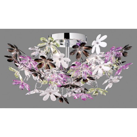 RL Lampa natynkowa FLOWER R60014017 srebrny i odcienie srebra, inny