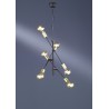 Trio Lampa wisząca nowoczesna CROSS 306700632 czarny