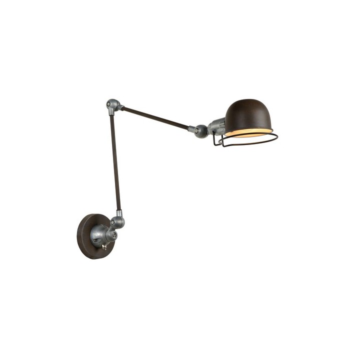 Lucide Kinkiet HONORE 45252/11/97 brązowy i odcienie brązu, szary i odcienie szarości