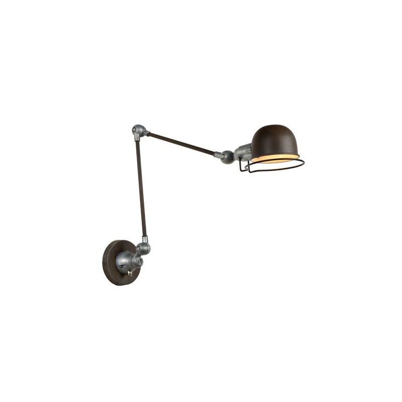 Lucide Kinkiet HONORE 45252/11/97 brązowy i odcienie brązu, szary i odcienie szarości