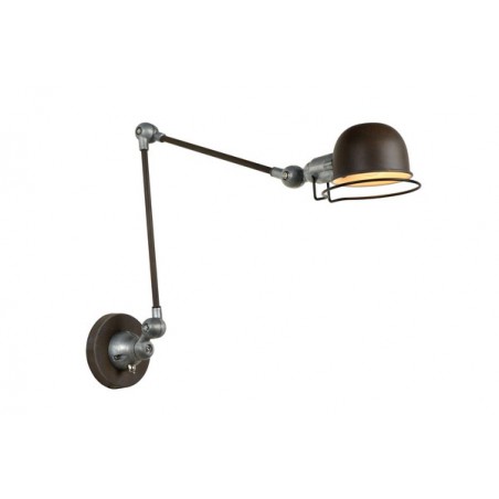 Lucide Kinkiet HONORE 45252/11/97 brązowy i odcienie brązu, szary i odcienie szarości