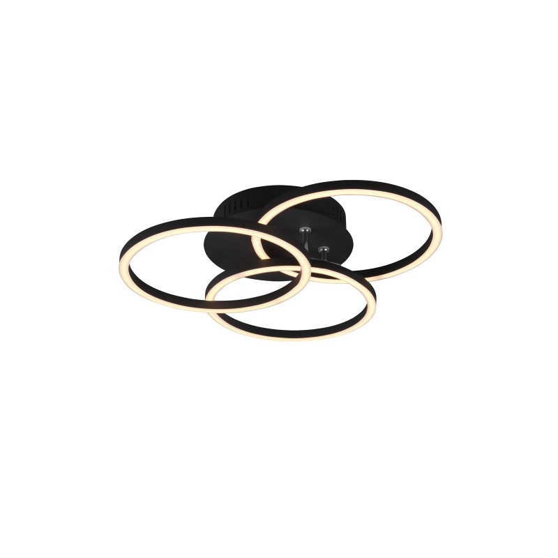 RL Lampa natynkowa LED CIRCLE R62823132 czarny