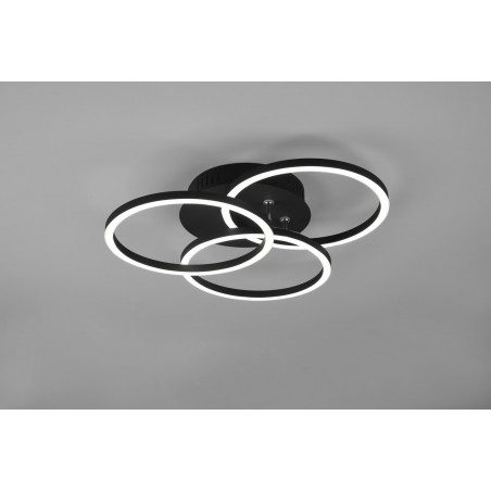 RL Lampa natynkowa LED CIRCLE R62823132 czarny